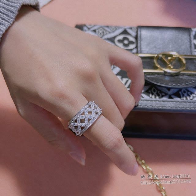 Tiffany純銀飾品 蒂芙尼女士專櫃爆款Setting戒指 Tiffany花邊鑽戒  zgt1757